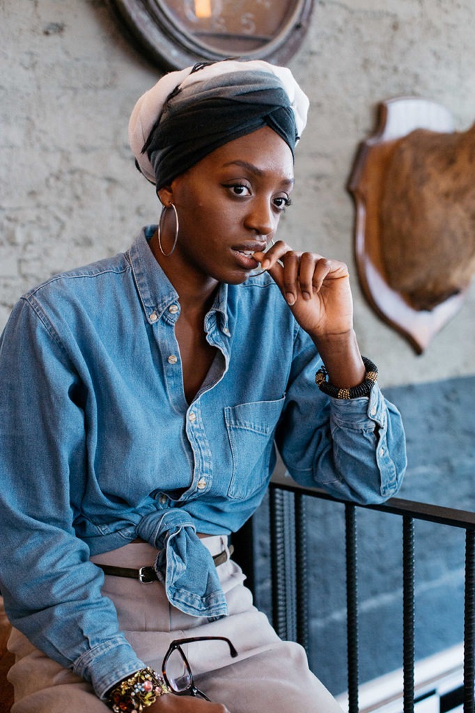 Photo of a woman who looks anxious