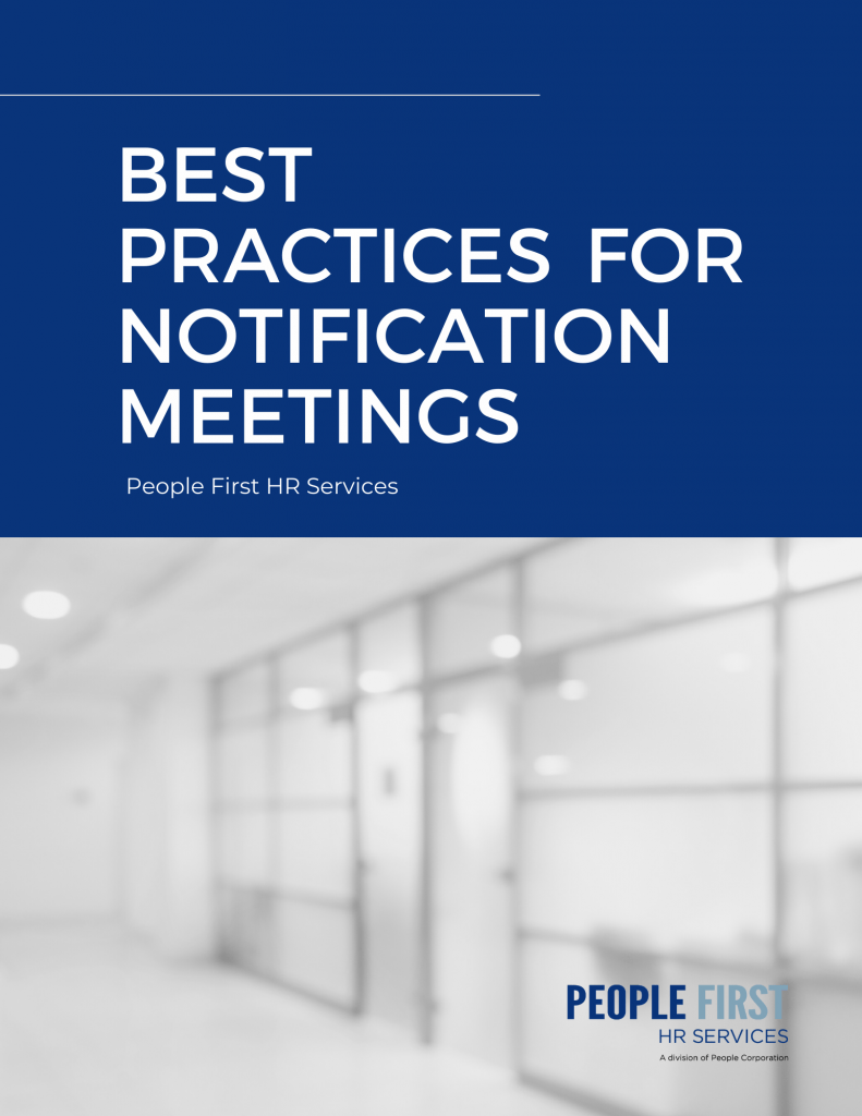 Cover image of best practices for notification meetings guide